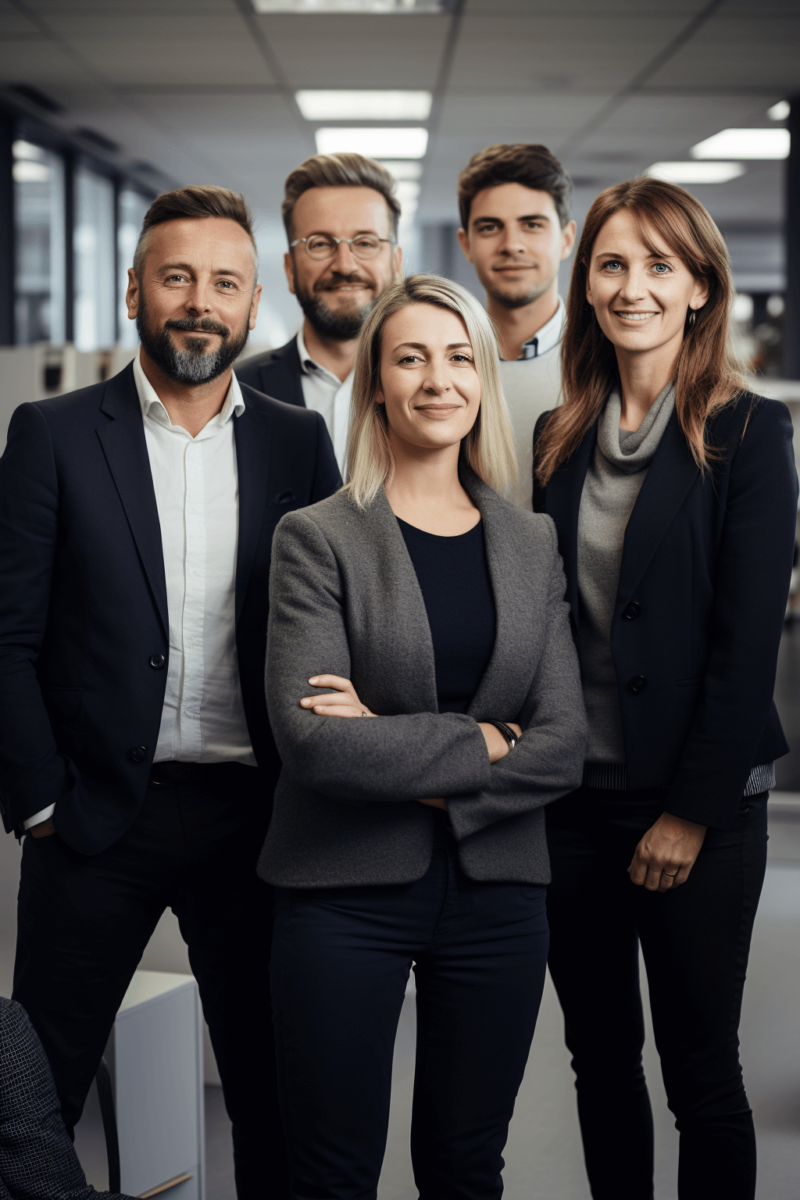 Team Foto 5 Mitglieder